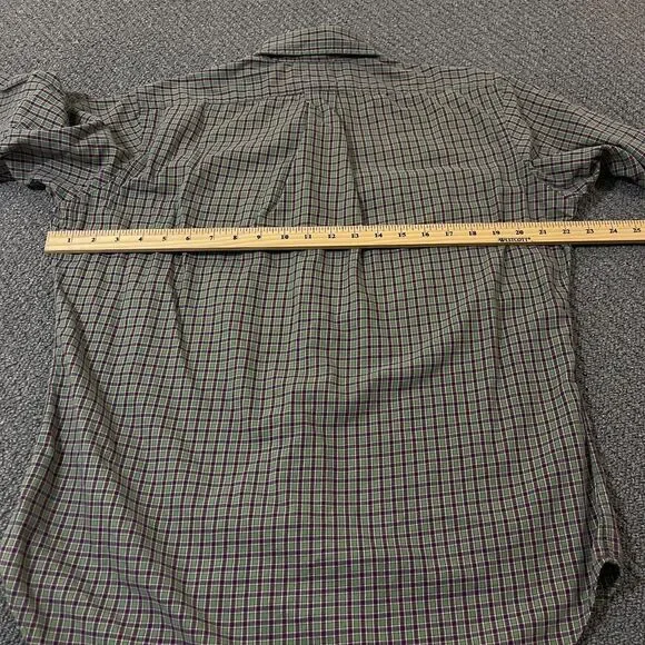 Polo Ralph Lauren Shirt Medium M Long Sleeve Classic Fit Plaid - Picture 10 of 12